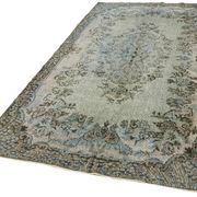 Hand-knotted antique oriental 1970s 200 cm x 300 cm blue carpet