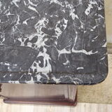 Louis-Philippe bedside in flamed mahogany