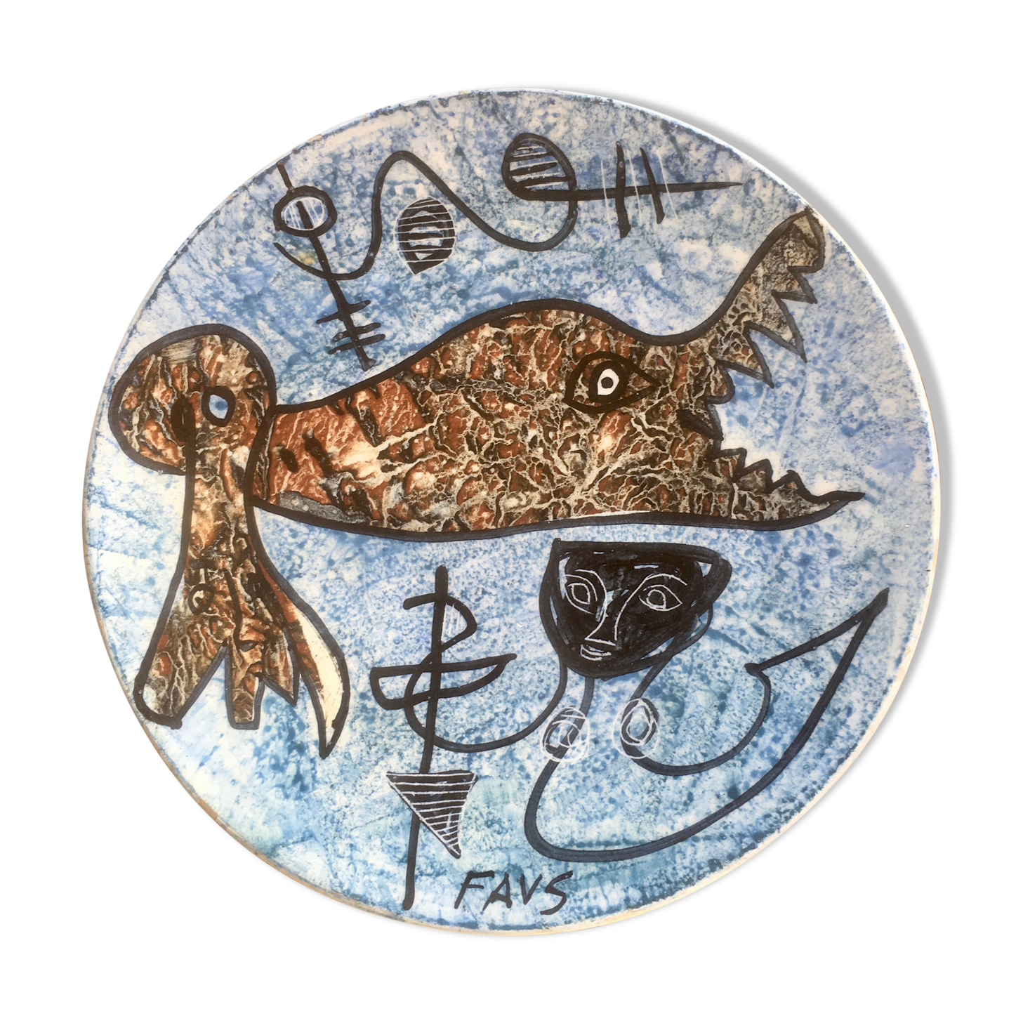 Plat céramique