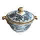 Sucrier Limoges peint main Le Tallec x Rochas Paris vintage 1950s