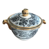 Sucrier Limoges peint main Le Tallec x Rochas Paris vintage 1950s