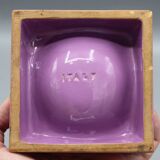 Beautiful ashtray pocket emptying modernist design italy vintage ceramic