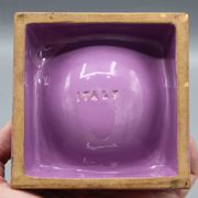 Beautiful ashtray pocket emptying modernist design italy vintage ceramic