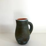 Blue ceramic pitcher Les 2 Potiers (Michelle and Jacques SERRES)