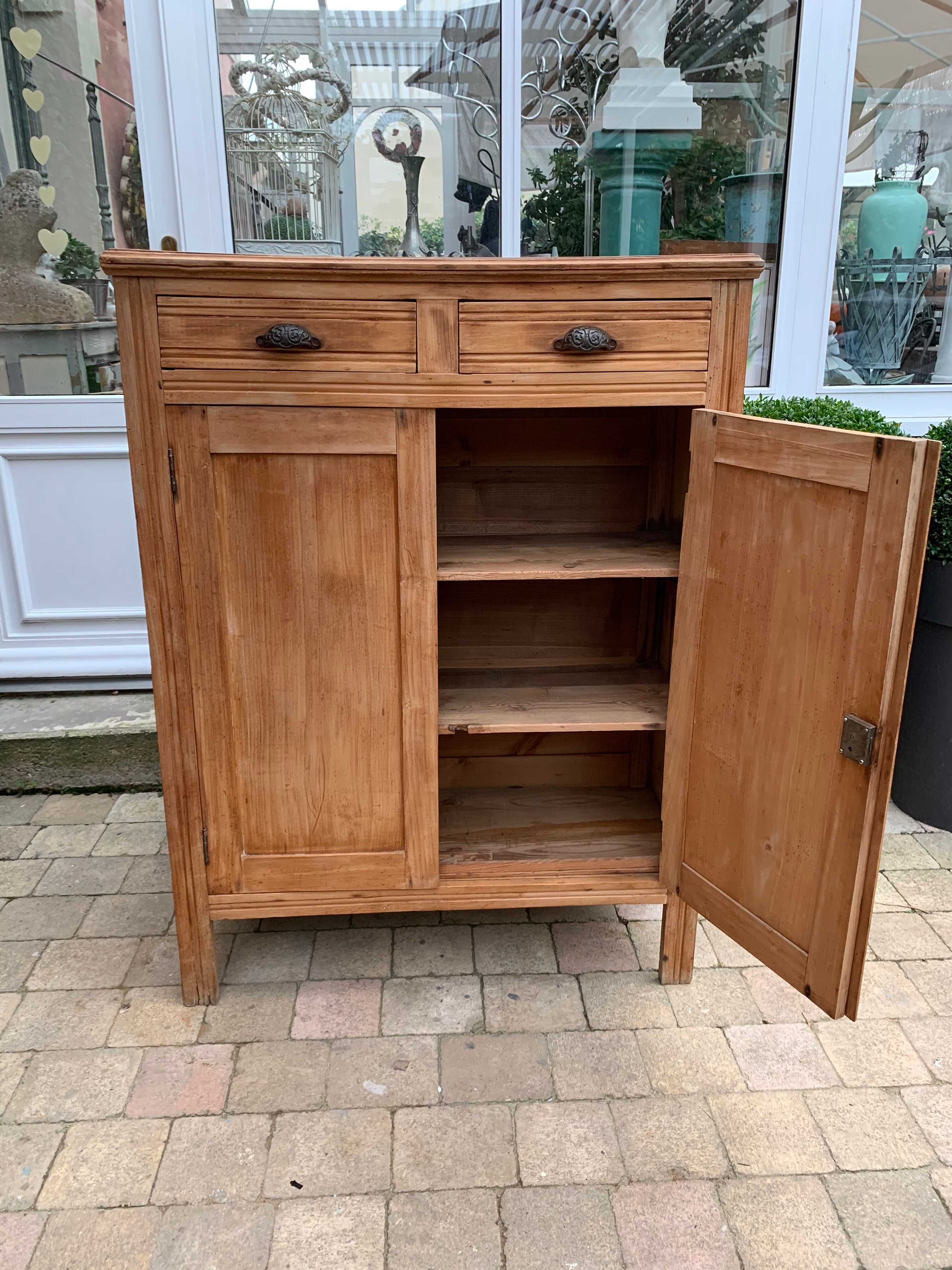 Parisian buffet raw wood