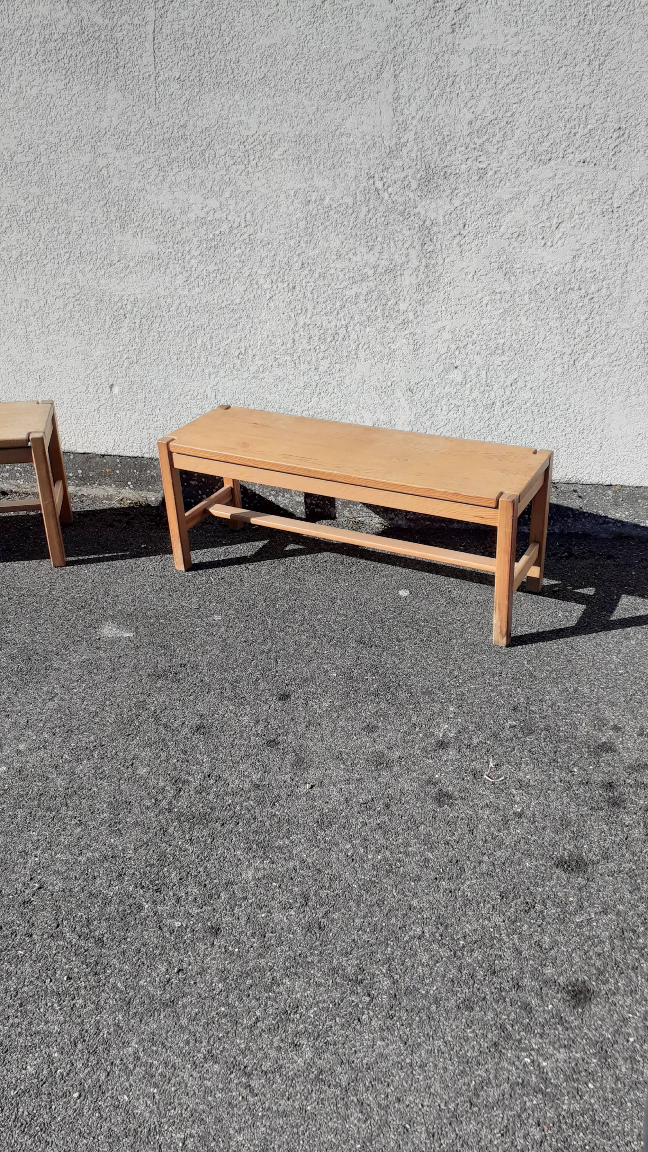 Pair of benches by Ilmari Tapiovaara