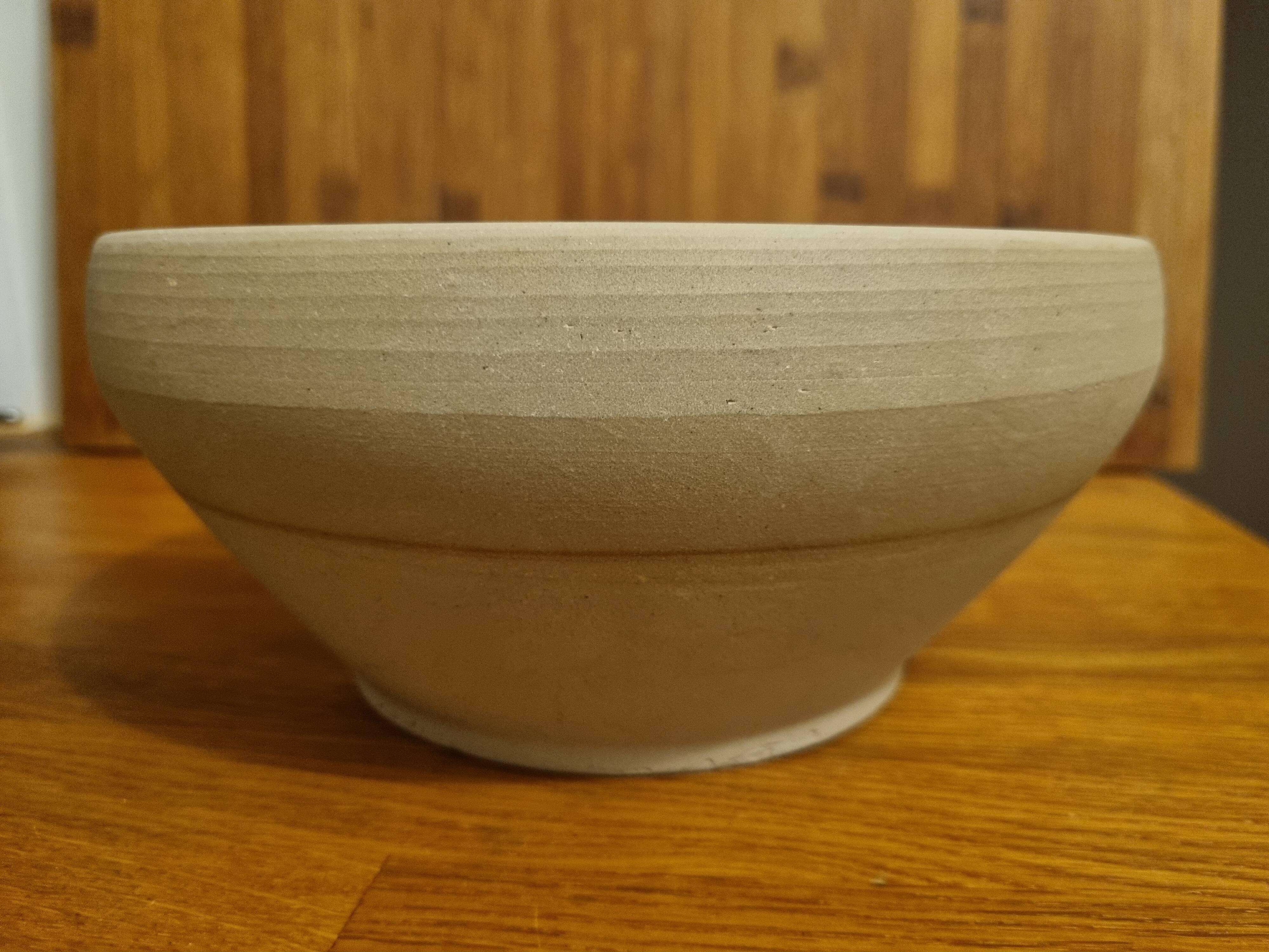 Set of 2 vintage salad bowls in Digoin stoneware Size 4