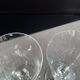 Baccarat – glasses size n°2 - art nouveau - blown plain crystal - service vence