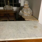 Wooden and marble sideboard