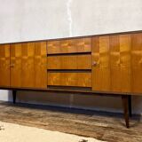 Vintage sideboard with metal legs