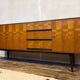 Vintage sideboard with metal legs