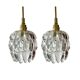 Set of two electrified portable lamps