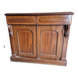 Mahogany and mahogany veneer sideboard - English work from the Victorian period - Circa 1870-1880