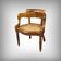 Walnut office chair, Louis-Philippe period – early 19th century