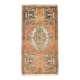 Handmade Accent Rug. Vintage Door Mat. Turkish Seat Cover. Entryway Mat. Kitchen Rug