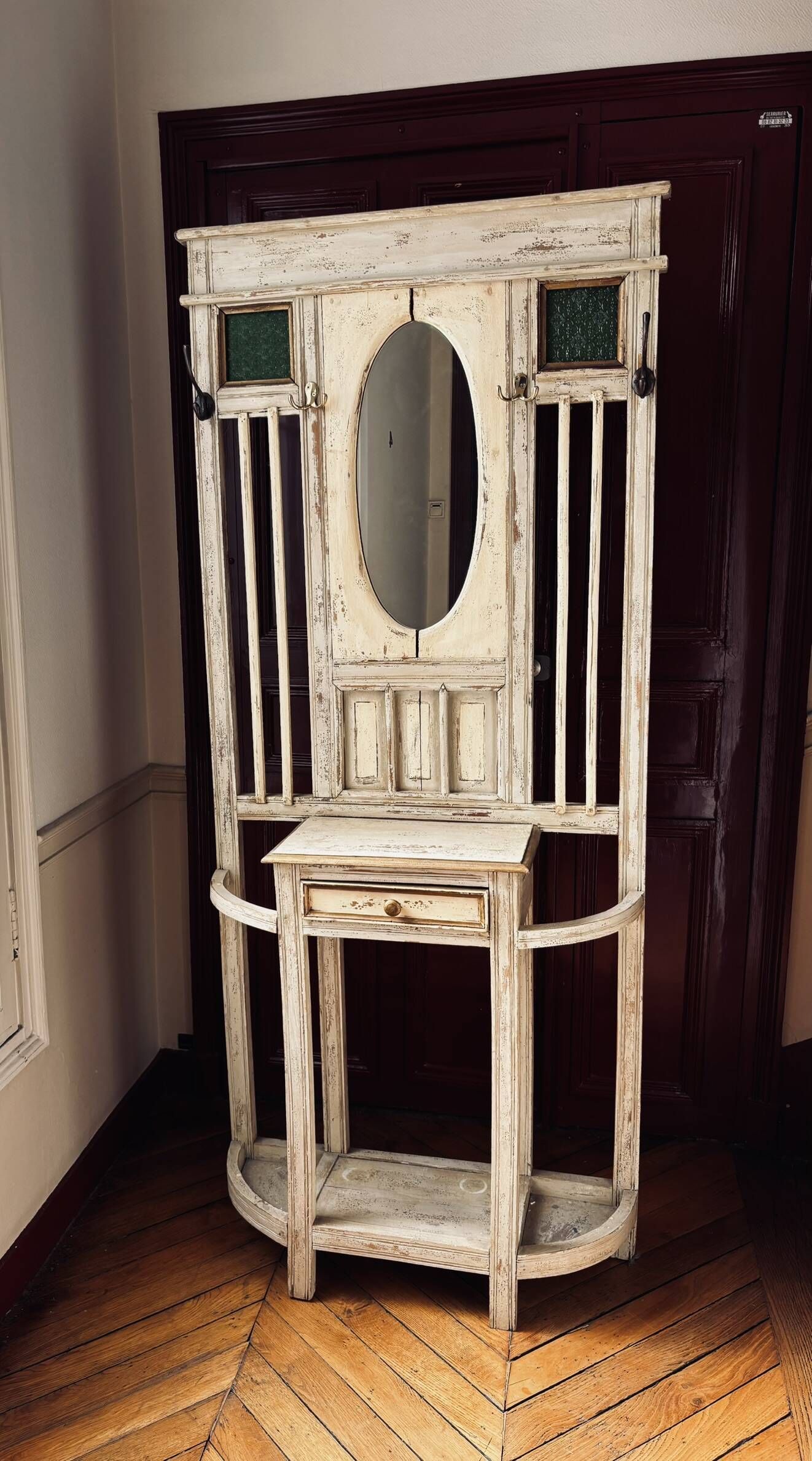Vintage entrance wardrobe furniture