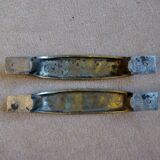 Gold art deco handles