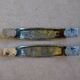 Gold art deco handles