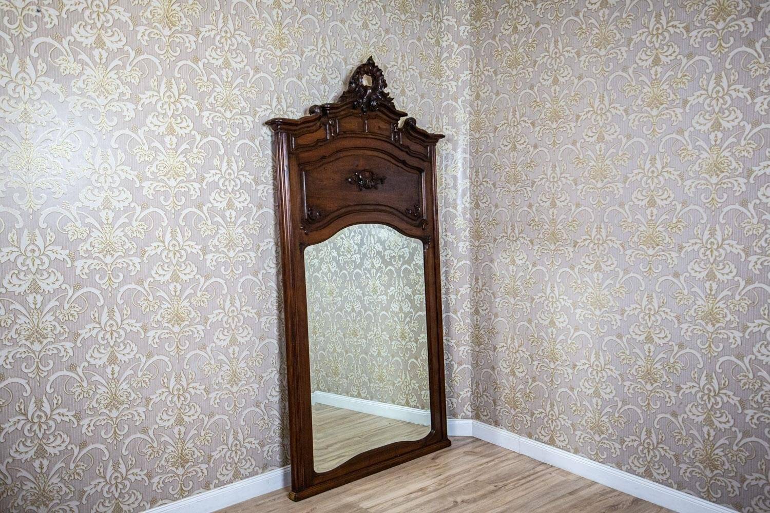 Vintage Floor Mirror, 1950s