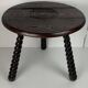 French modernist wood turned bobbin side sable in the manner of Charles Dud