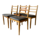Set of 4 Mid-Century 1970’s dining chairs by Schreiber Furniture