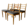 Set of 4 Mid-Century 1970’s dining chairs by Schreiber Furniture