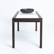 Bernard Vuarnesson desk or dining table with reversible and extendible tops, 80s