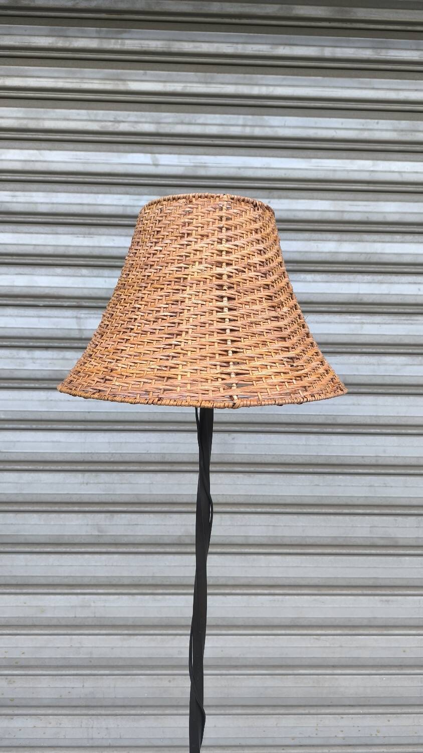 Wrought iron floor lamp 1960