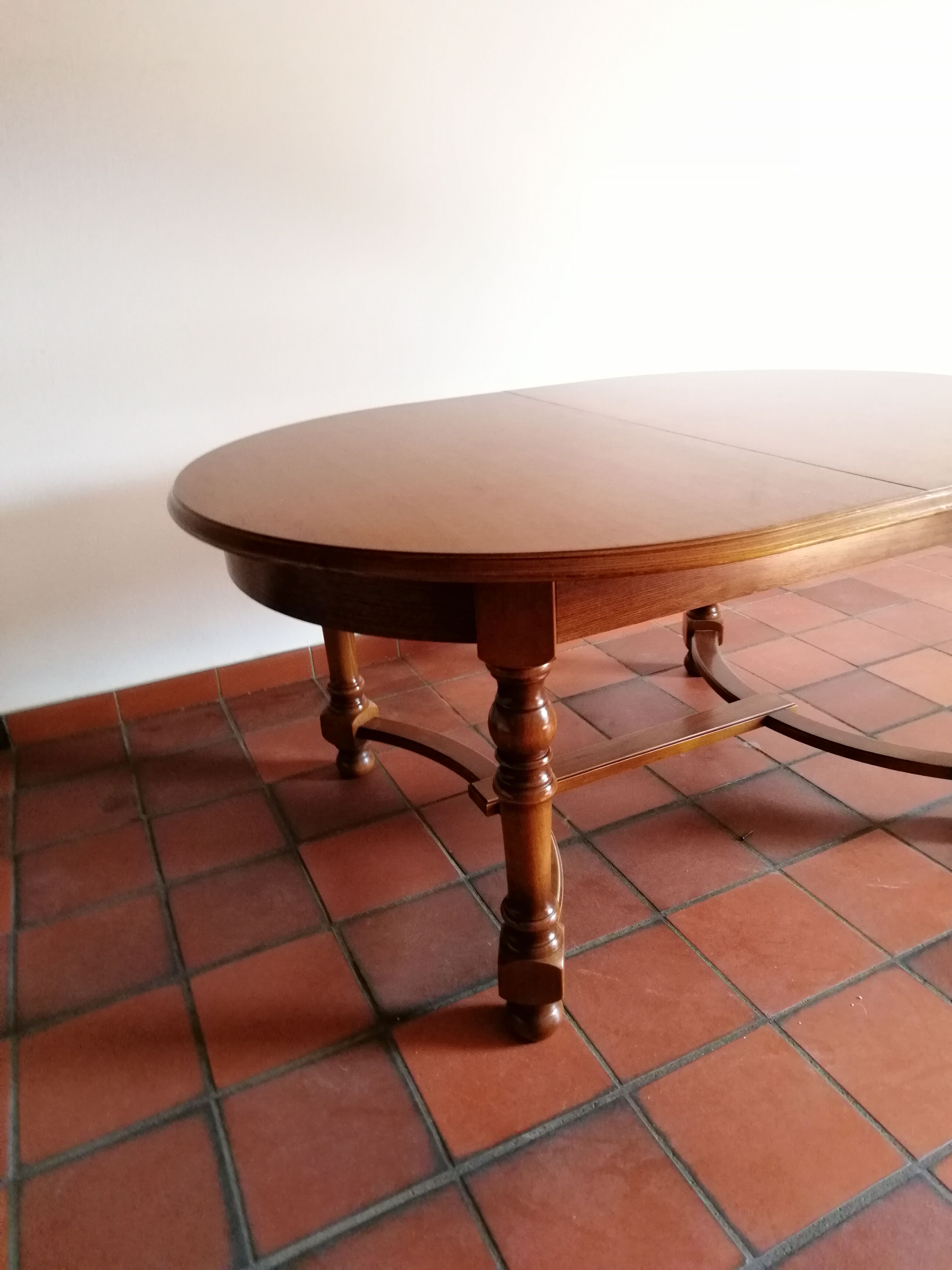 Solid wood dining table