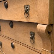 High Empire chest of drawers in solid raw oak