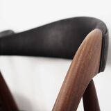 Set of four teak chairs, Danish design, 1970s, designer: Kai Kristiansen