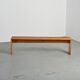 Solid pine bench, Les Arcs 1800, France, circa 1975