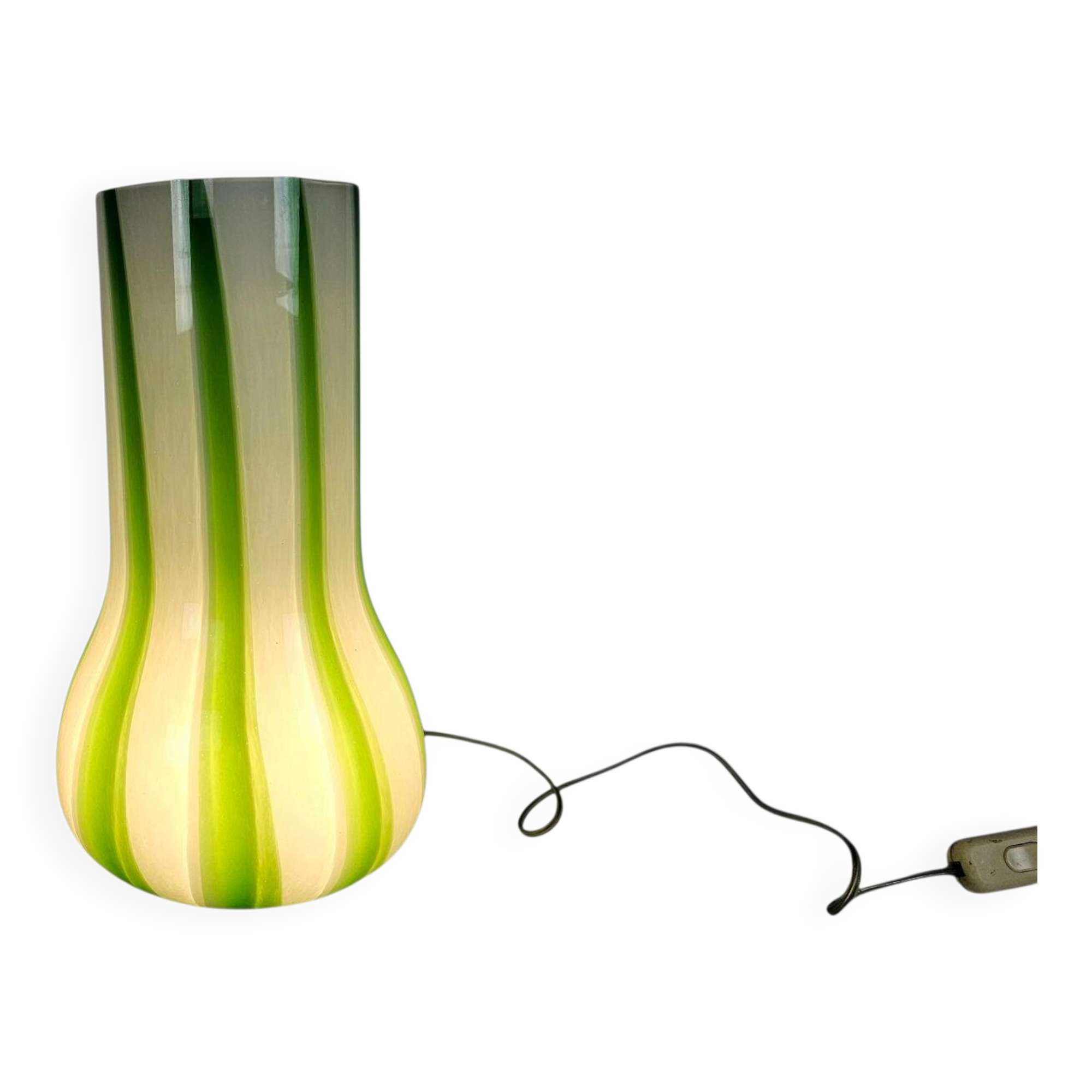 Hala Zeist - 'Candy stick/Lollipop lamp; - Murano glass - table lamp - 80's