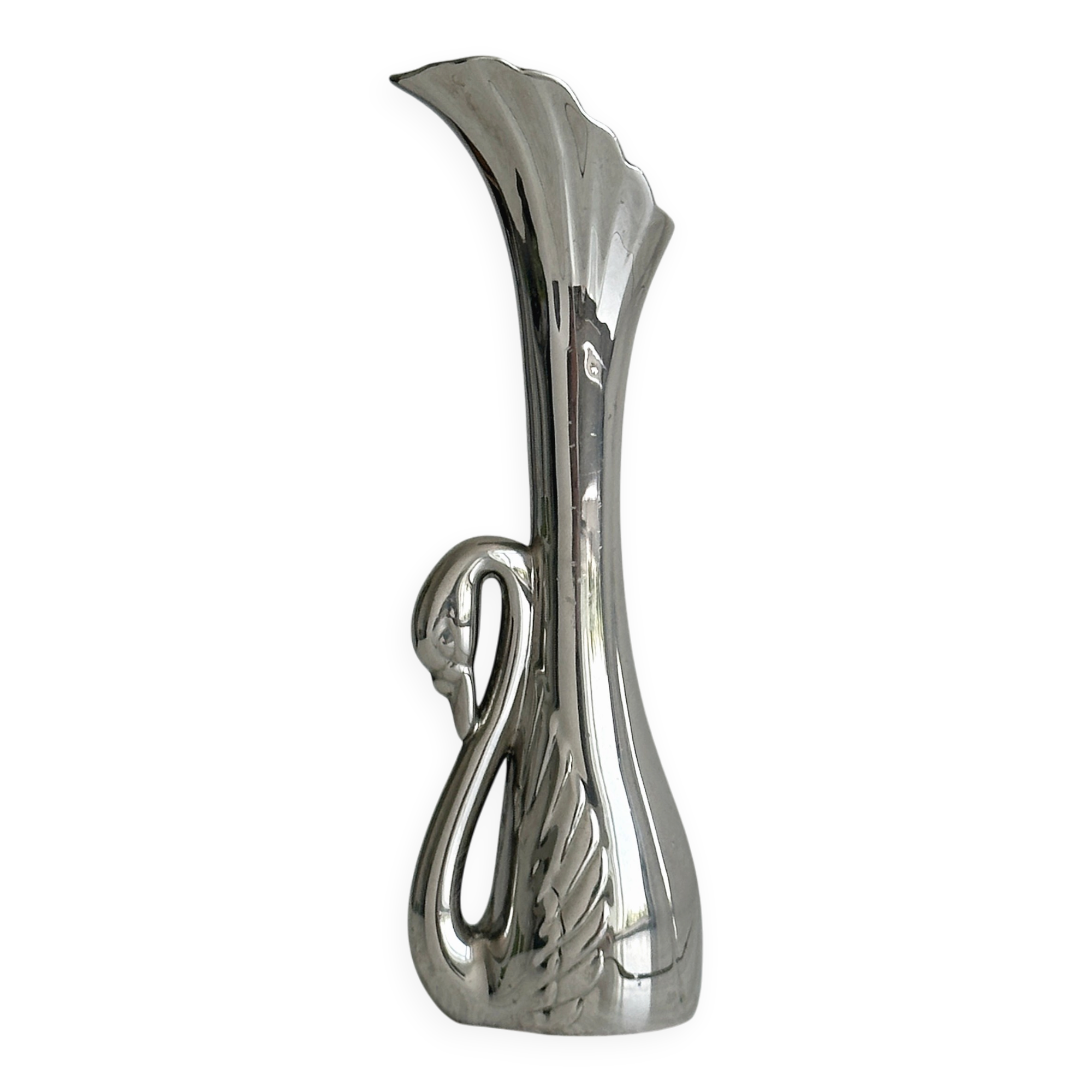 Shiny metal vintage soliflore