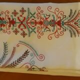 Embroidered cotton tablecloth 90s