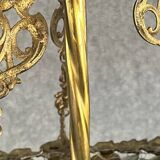 Multi-colored Murano glass grape chandelier circa 1950