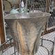 Design office wastebasket in fibreglass