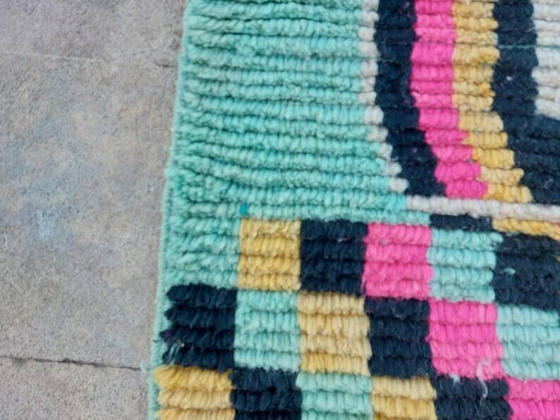 Handmade runner rug 300cmx70cm