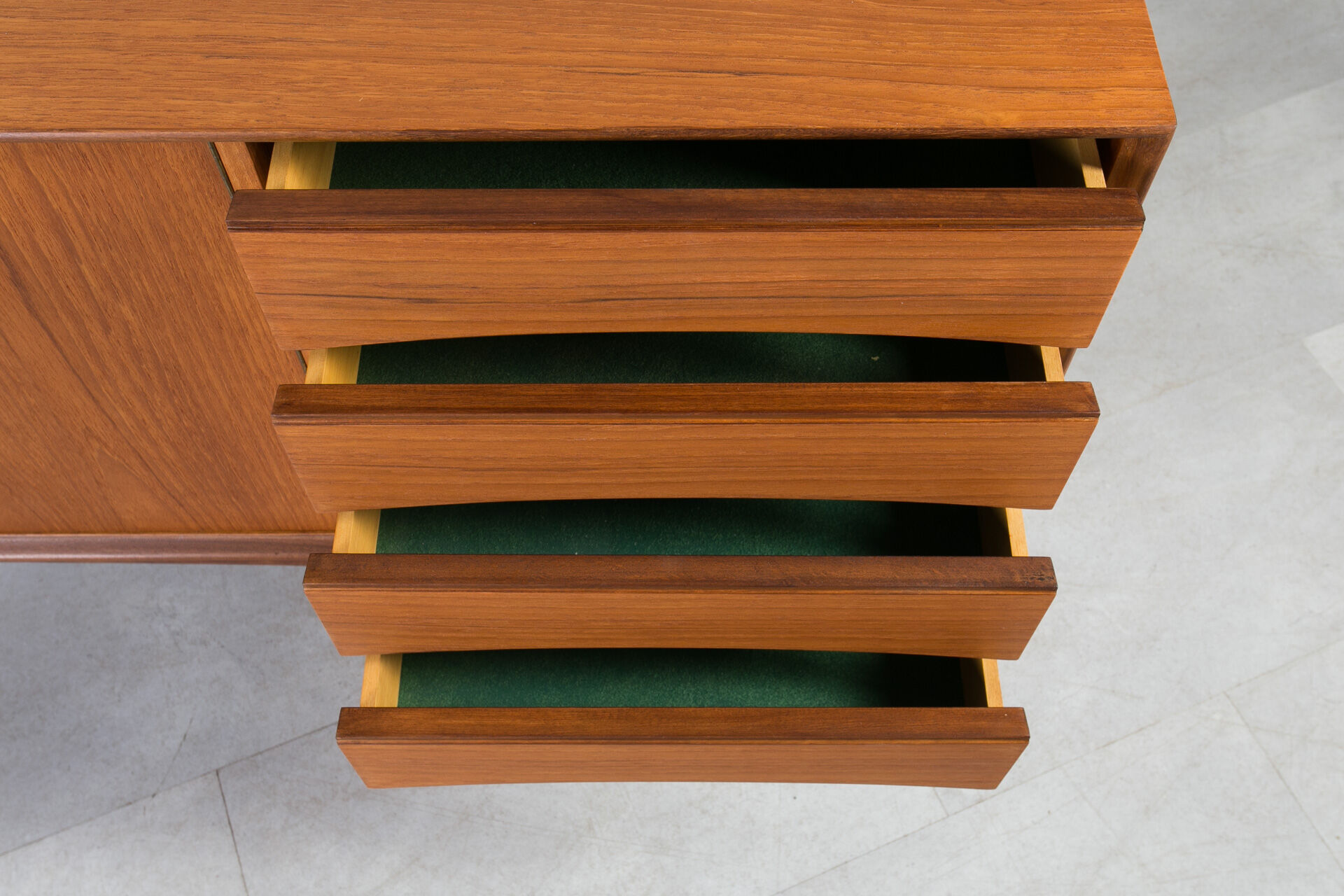 Midcentury Teak Sideboard, Norway, 1960s, Gustav Bahus Style, Fully Restore