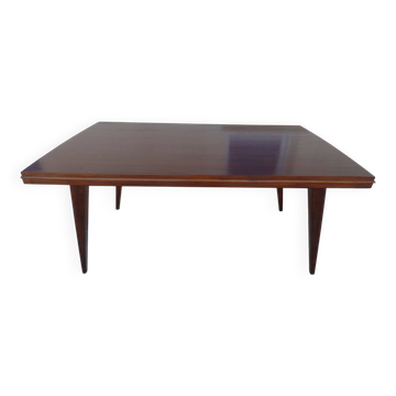 Table pieds compas année 50 en bois de teck–Très bon état