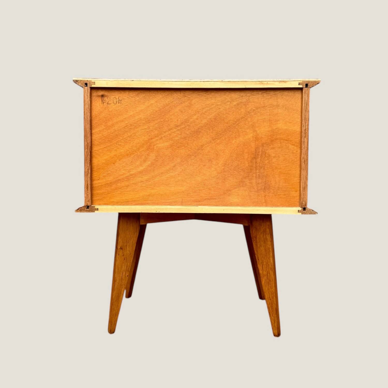 Two renovated vintage bedside tables