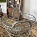 Metal industrial basket