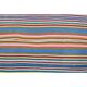 Vintage Turkish Oushak Handmade Wool Cotton Blue Kilim Area Rug 154x230