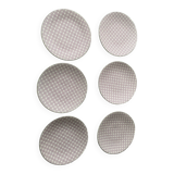 Art deco pattern dinner plates