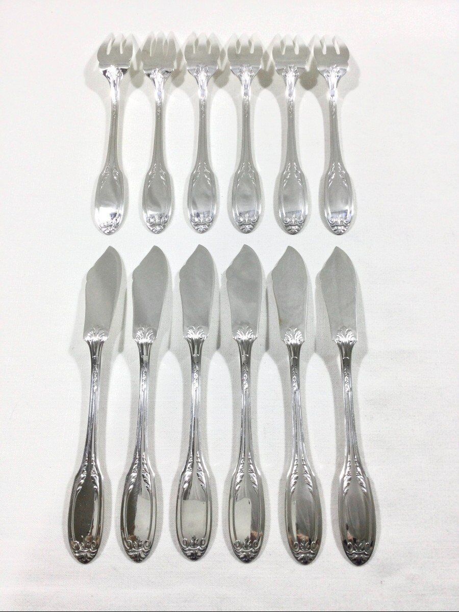 6 cutlery in poisson, François Frionnet