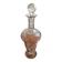 Engraved glass carafe