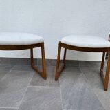 70s Scandinavian style stool or ottoman