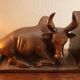 Pair of wooden bookends