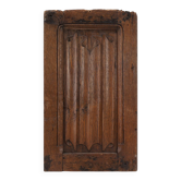 Early 16th Gothic century carved oak relief panel, France