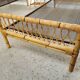 Pair of vintage rattan twin bed